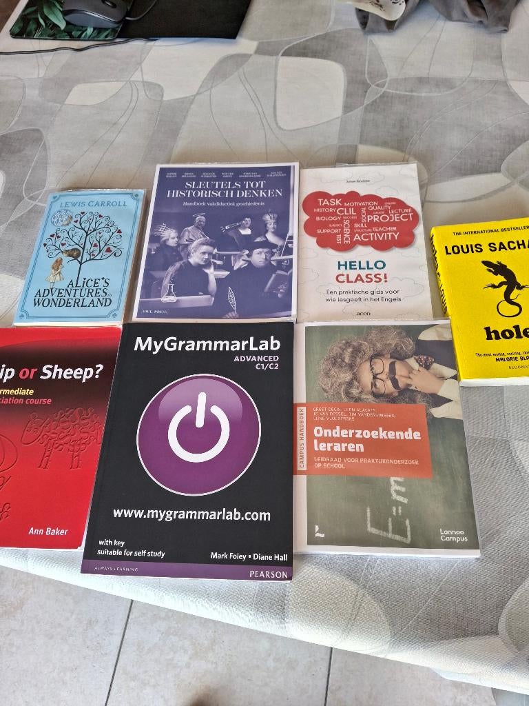 7 Boeken opleiding educatief bachelor Engels/Geschiedenis, Boeken, Studieboeken en Cursussen, Ophalen of Verzenden, Zo goed als nieuw