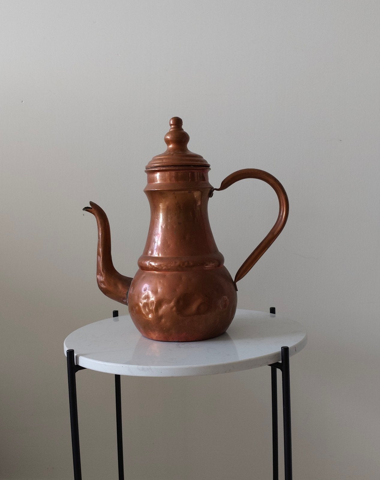 pichet antique cuivré, Enlèvement ou Envoi, Cuivre
