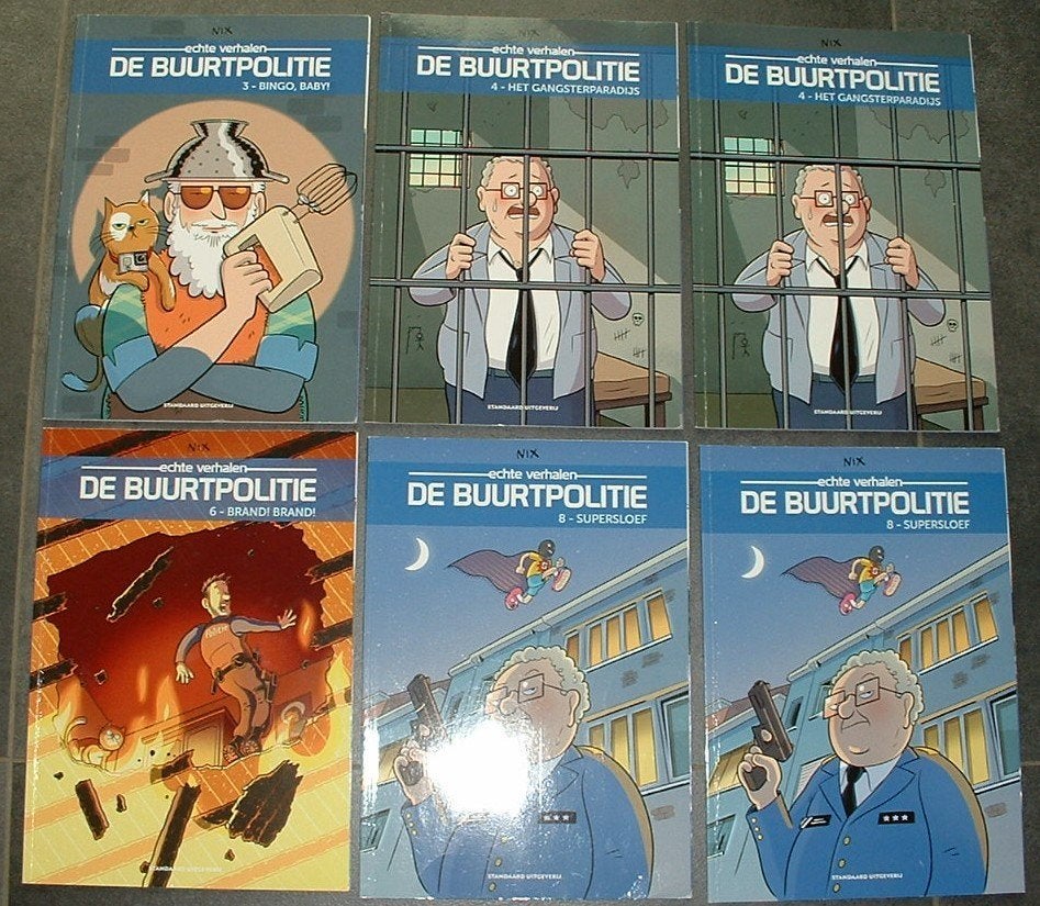 strips de buurtpolitie nrs 3-4-6-8-11-15, Boeken, Meerdere stripboeken, Ophalen of Verzenden, Zo goed als nieuw