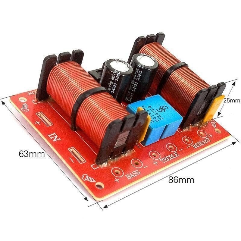3 Weg HiFi Filter 150 Watt [44KJ], Hobby en Vrije tijd, Elektronica-componenten, Ophalen of Verzenden, Nieuw