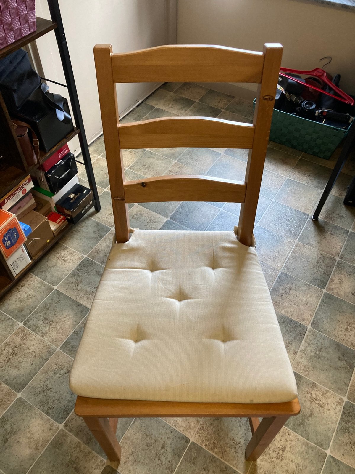 4 stoelen Ikea met kussens, Huis en Inrichting, Stoelen, Ophalen, Gebruikt