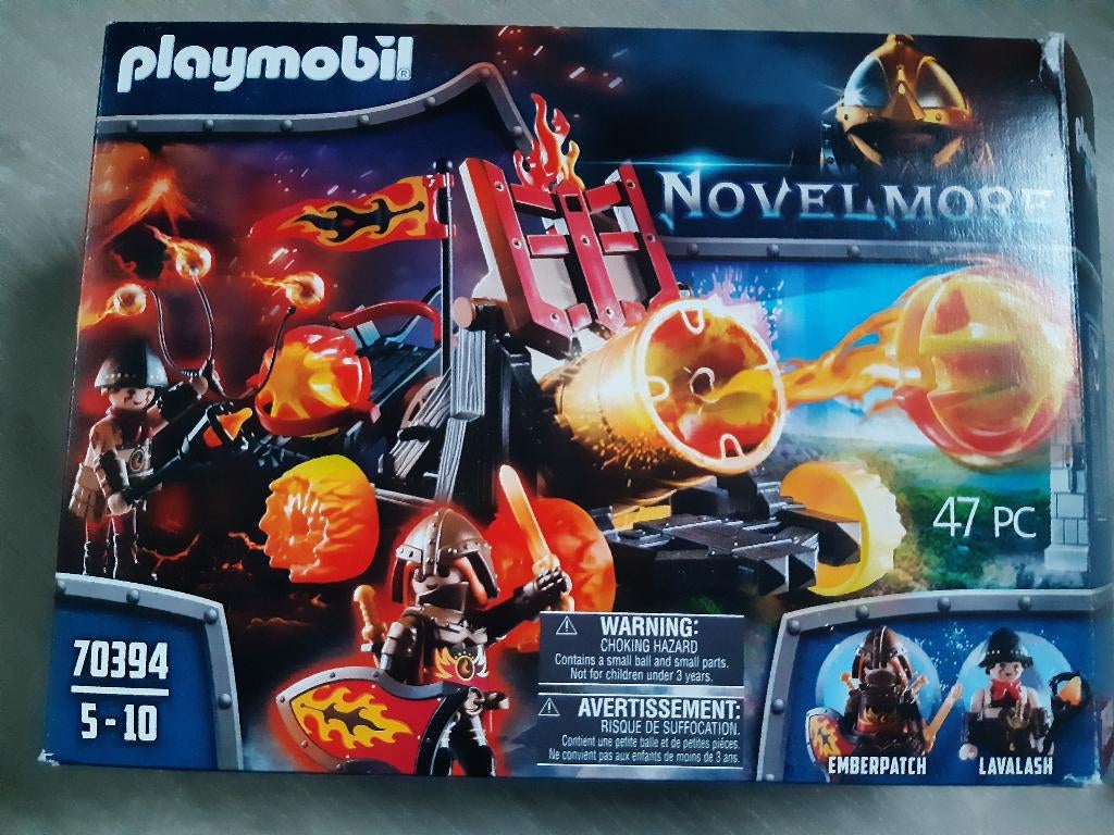 Playmobil 70394 Novelmore Lava Katapult, Ophalen of Verzenden, Gebruikt, Complete set