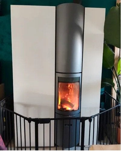 stuv 30 compact + schouw, Huis en Inrichting, Gebruikt, Houtkachel, Ophalen of Verzenden, Vrijstaand