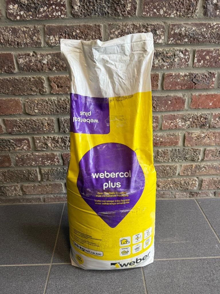Tegellijm Weber, Ophalen, Nieuw