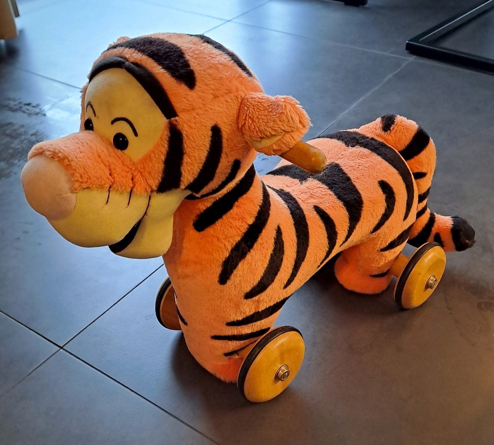 loopauto van Teigetje (Winnie the Pooh), Enlèvement
