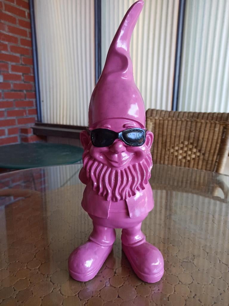 lutin avec lunettes, Enlèvement, Neuf, Synthétique, Nain de jardin