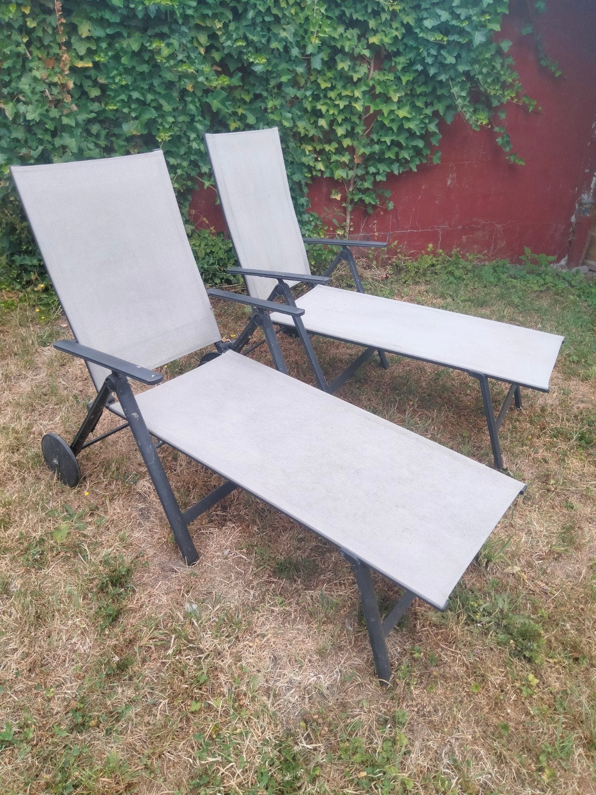 Transats chaises longues, Jardin & Terrasse, Tables de jardin, Enlèvement