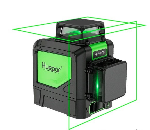 kruislijnlaser Set + digitale ontvanger + statief montageset, Doe-het-zelf en Bouw, Ophalen of Verzenden, Zo goed als nieuw, Afstand