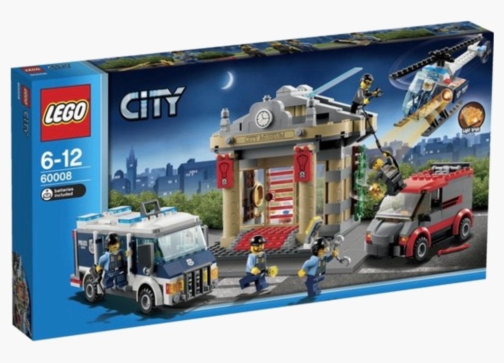LEGO City 60008 Museum Break-in – compleet + handleiding, Ophalen, Lego, Complete set, Inclusief instructies