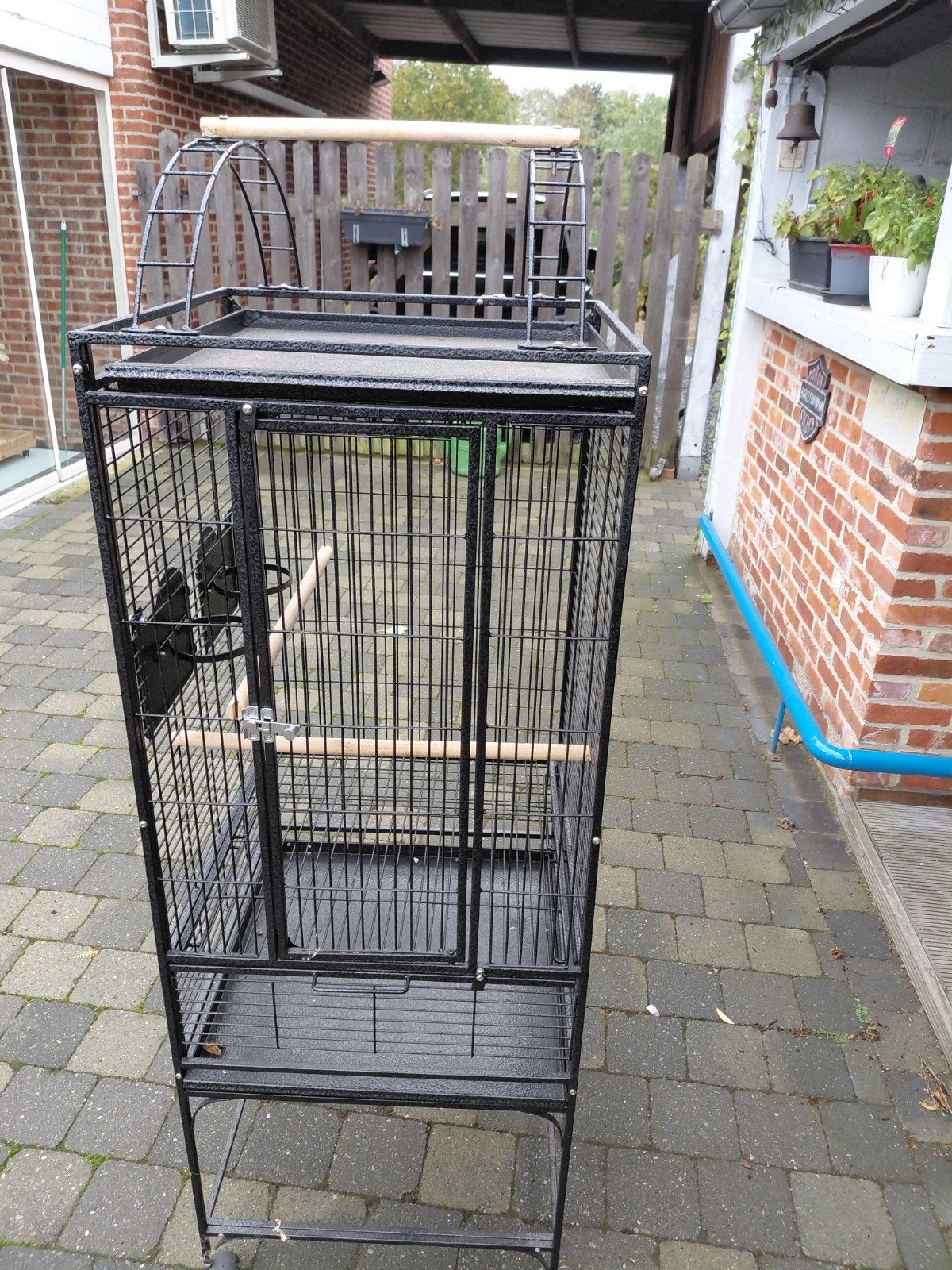 Vogelkooi in zeer goede staat, Ophalen, Zo goed als nieuw, Metaal, Vogelkooi