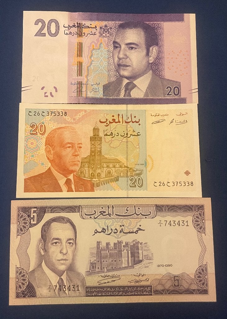 Billet de banque du Maroc., Enlèvement ou Envoi