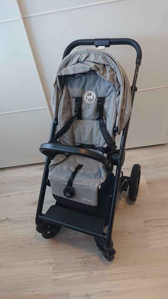Poussette Cybex + Nacelle +Siège-auto, Kinderen en Baby's, Zo goed als nieuw, Met autostoeltje, Ophalen, Kinderwagen