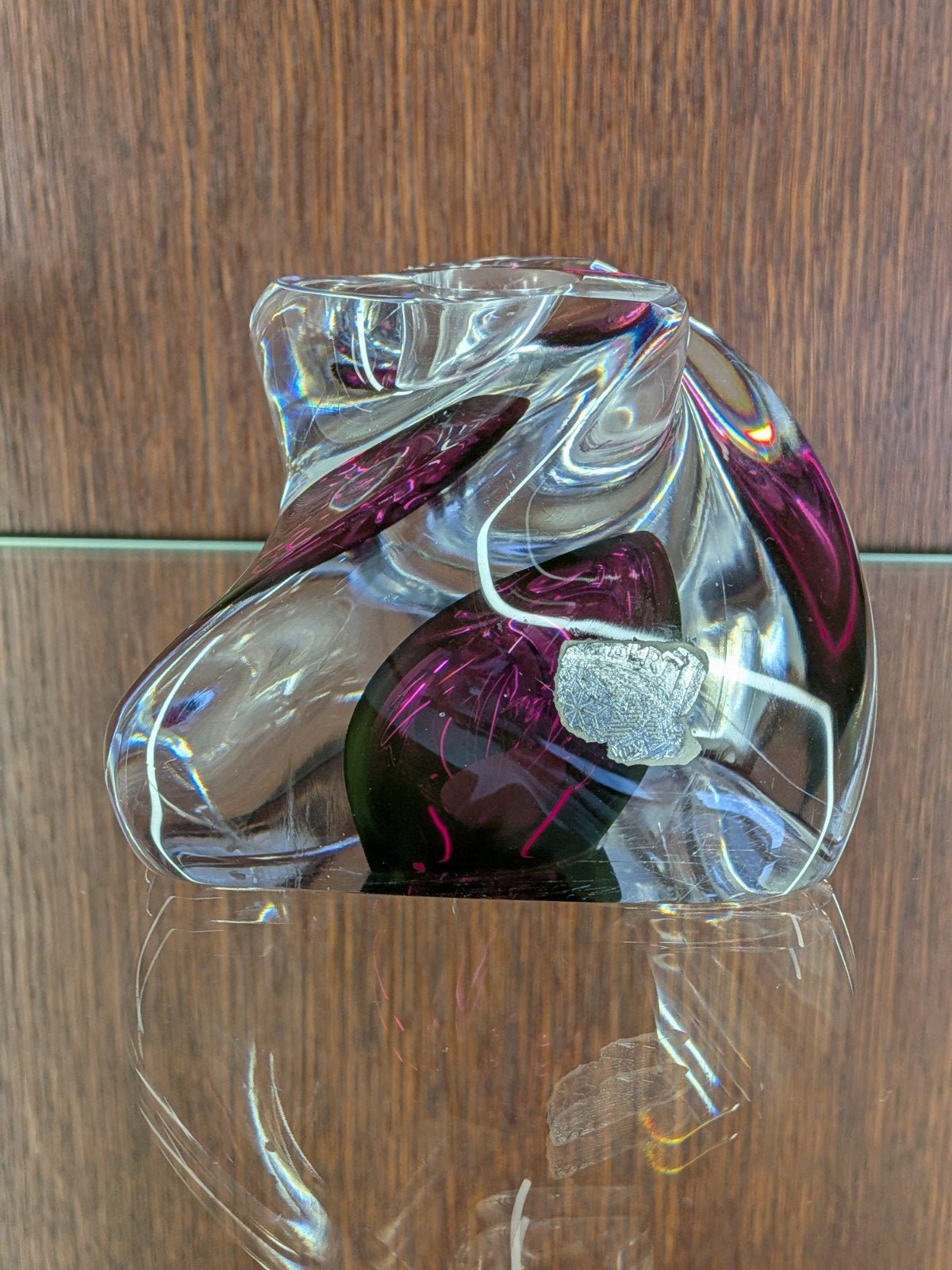 Bougeoir cristal val saint Lambert, Enlèvement ou Envoi