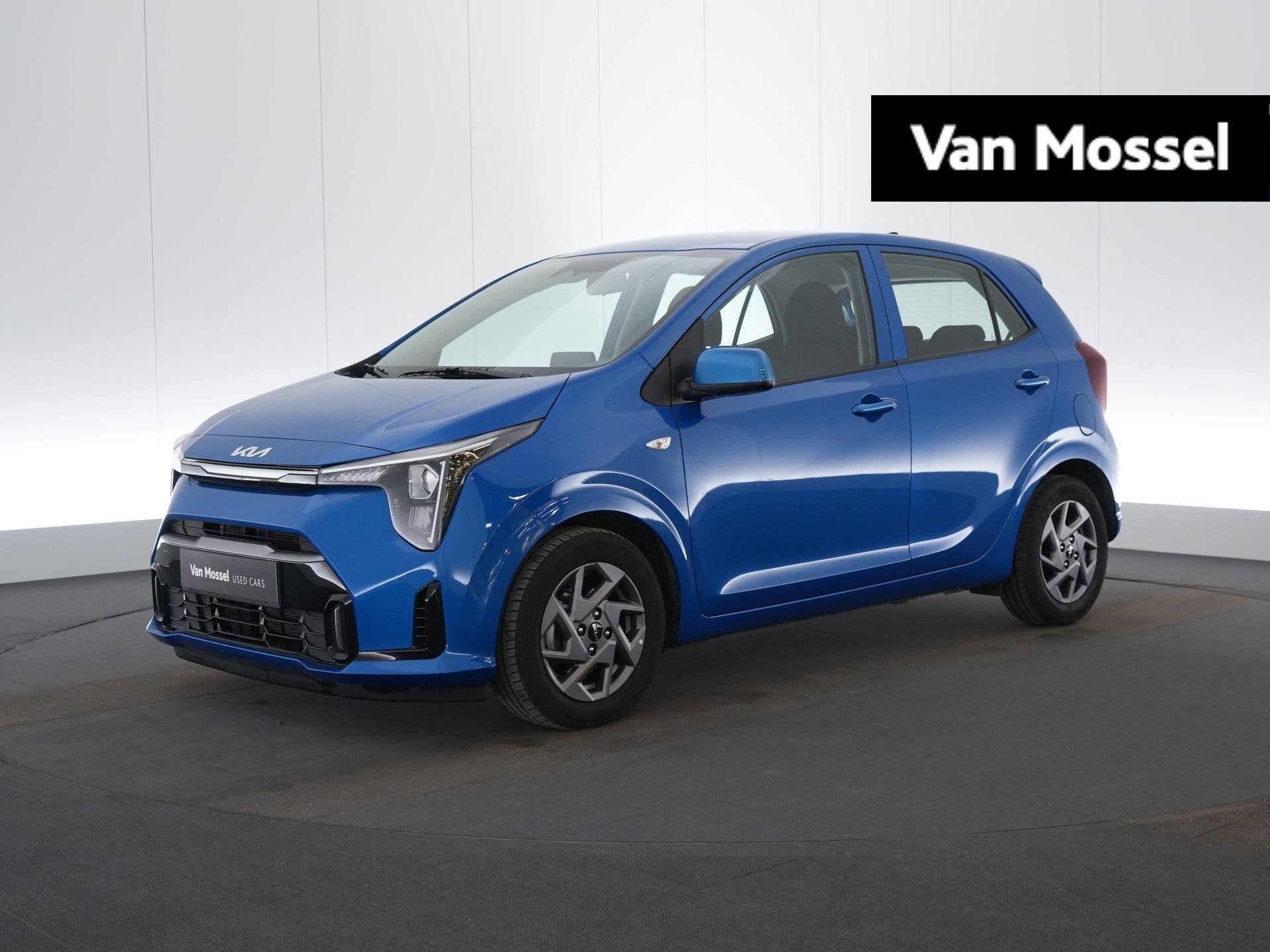 Kia Picanto 1.0 MPI 63 Pulse AMT - Actie - Promo -, Auto's, Kia, Stof, Gebruikt, 46 kW, Blauw