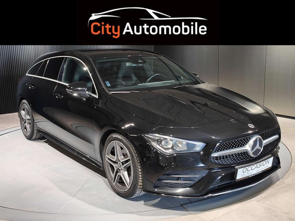 Mercedes-Benz CLA-Klasse 180 1.3 SB PACK AMG CAMERA GPS CARP, Auto's, CLA, Gebruikt, 136 pk, Zwart