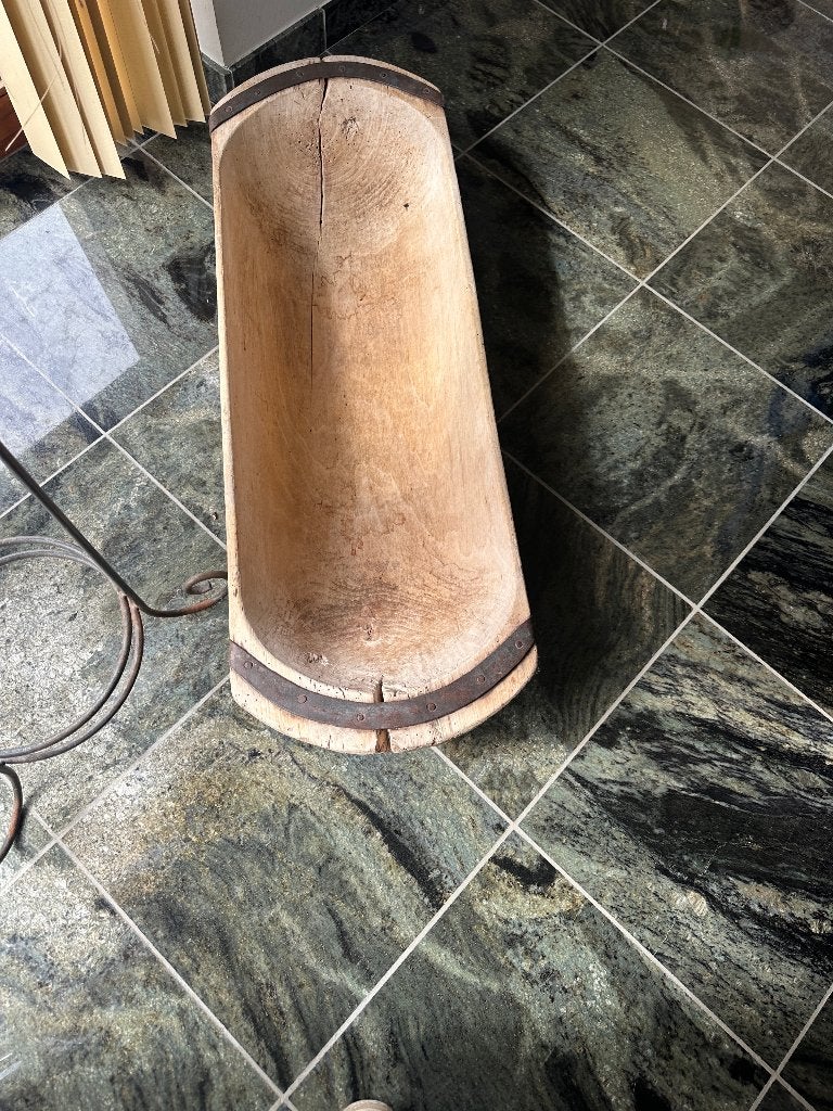 Houten Trog, Fait main, Enlèvement, Utilisé, Bois
