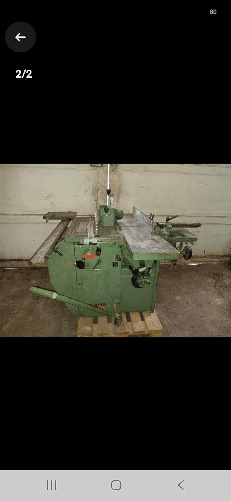 combinée à bois Robland 310mm, Enlèvement