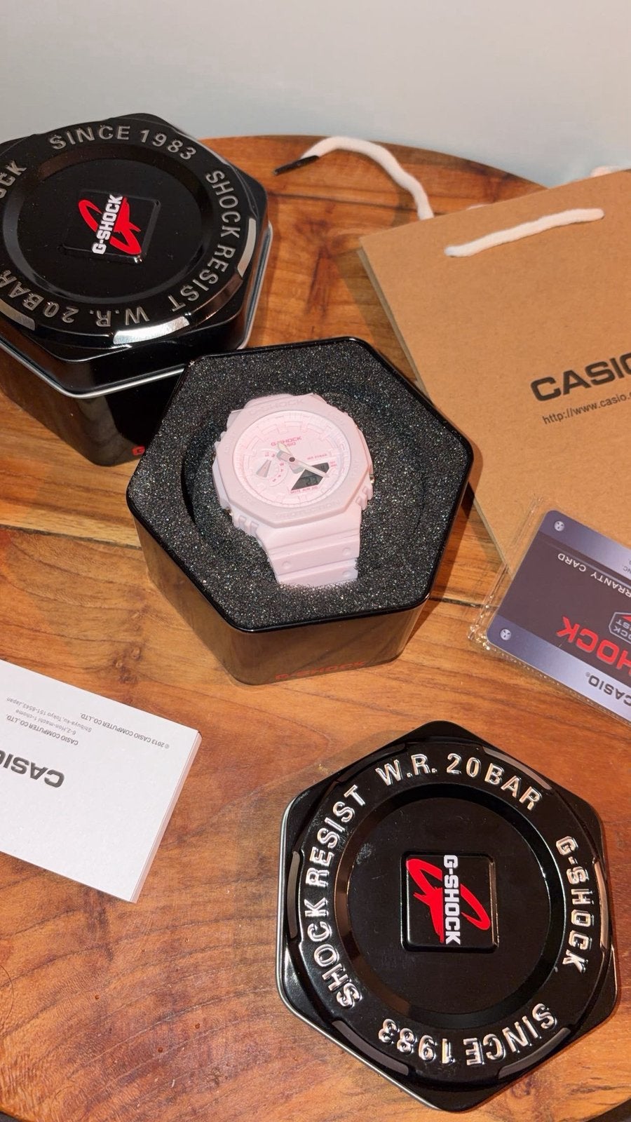 G-shock GA-2100 roze, Ophalen of Verzenden, Conditie, Zo goed als nieuw, Roze