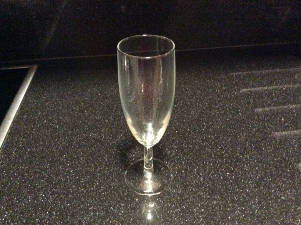 Glazen Voor Champagne   4 stuks, Ophalen, Zo goed als nieuw