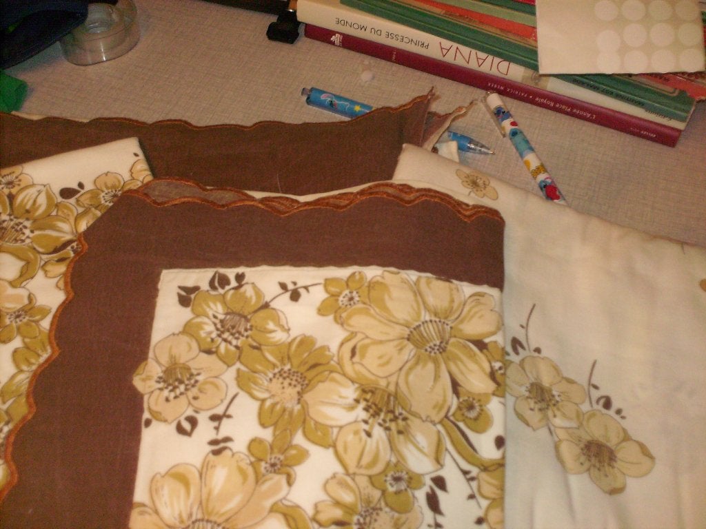 a vendre linge de lit, Gebruikt, Overige kleuren, Beddengoedset, Katoen