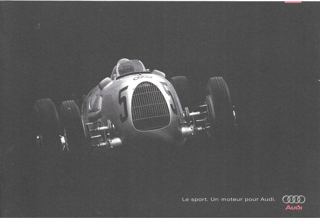 « LE SPORT, UN MOTEUR POUR AUDI », Enlèvement ou Envoi, Comme neuf, Audi