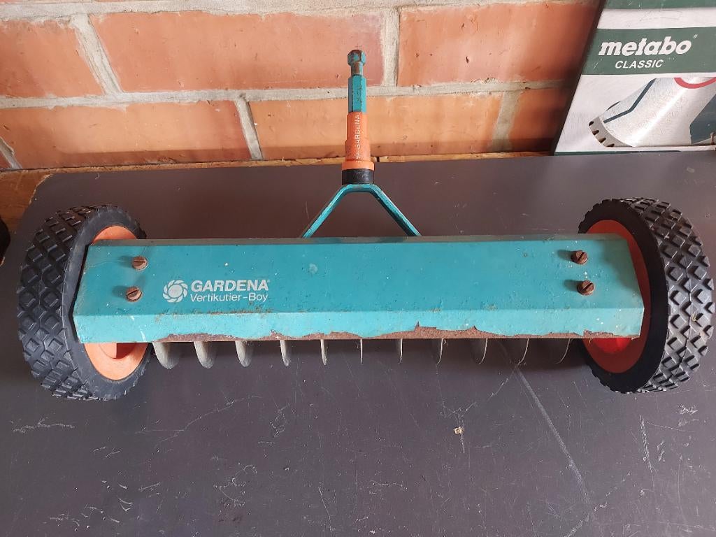 Gardena verticuteerhark, Tuin en Terras, Hand-tuingereedschap, Ophalen of Verzenden, Gebruikt, Gardena
