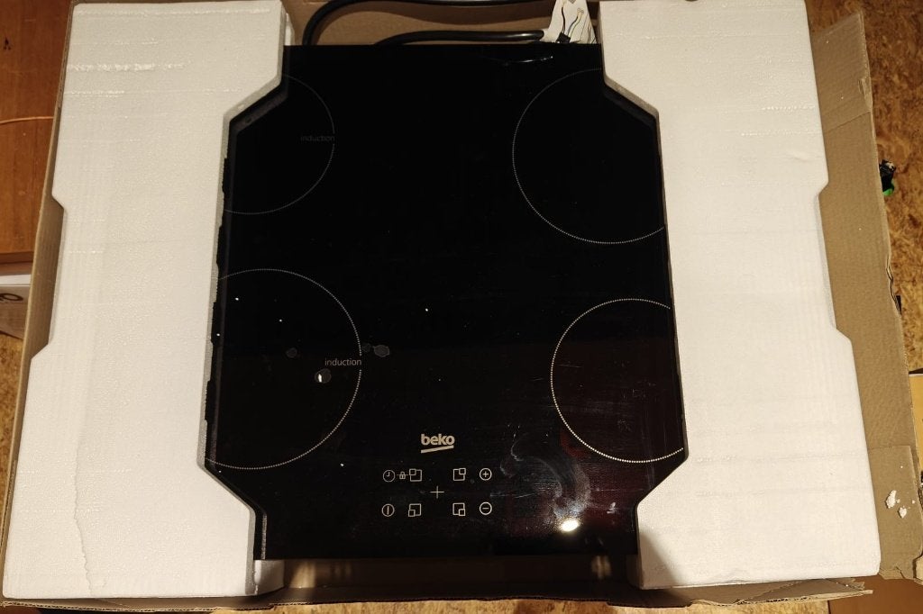 Plaque de cuisson Beko HII 64401 AT (7.2 kW) - Encastrable, Electroménager, 4 zones de cuisson, Encastré, Comme neuf, Enlèvement