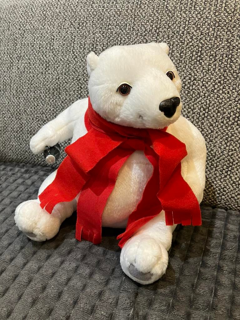 Knuffel beer 24 cm Coca-Cola, Kinderen en Baby's, Speelgoed | Knuffels en Pluche, Ophalen of Verzenden, Zo goed als nieuw, Beer