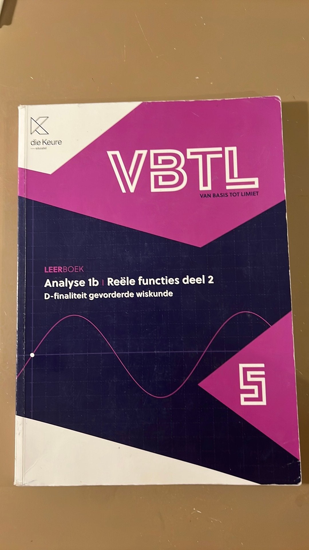 VBTL 5 - leerboek Analyse 1b: reële functies, Boeken, Ophalen of Verzenden, Zo goed als nieuw, ASO, Wiskunde A