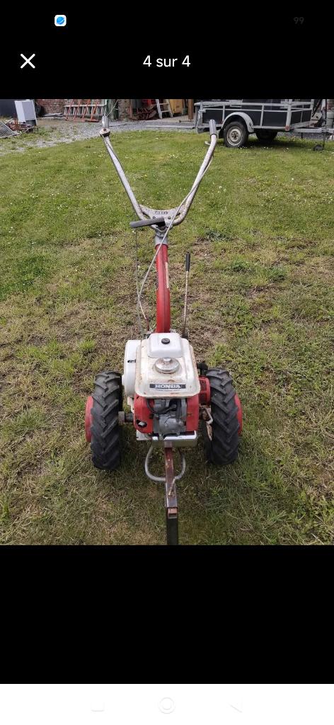 Motoculteur Honda, Tuin en Terras, Hand-tuingereedschap, Ophalen, Zo goed als nieuw