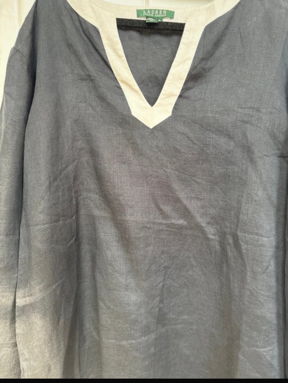 Blouse chemise col v, Kleding | Dames, T-shirts, Blauw, Maat 46/48 (XL) of groter, Nieuw, Ophalen of Verzenden