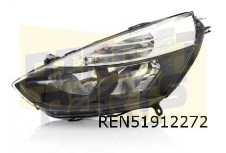 Renault Clio IV (1/13-9/16) koplamp Rechts (zwart accent) "A, -, -, Nieuw, -