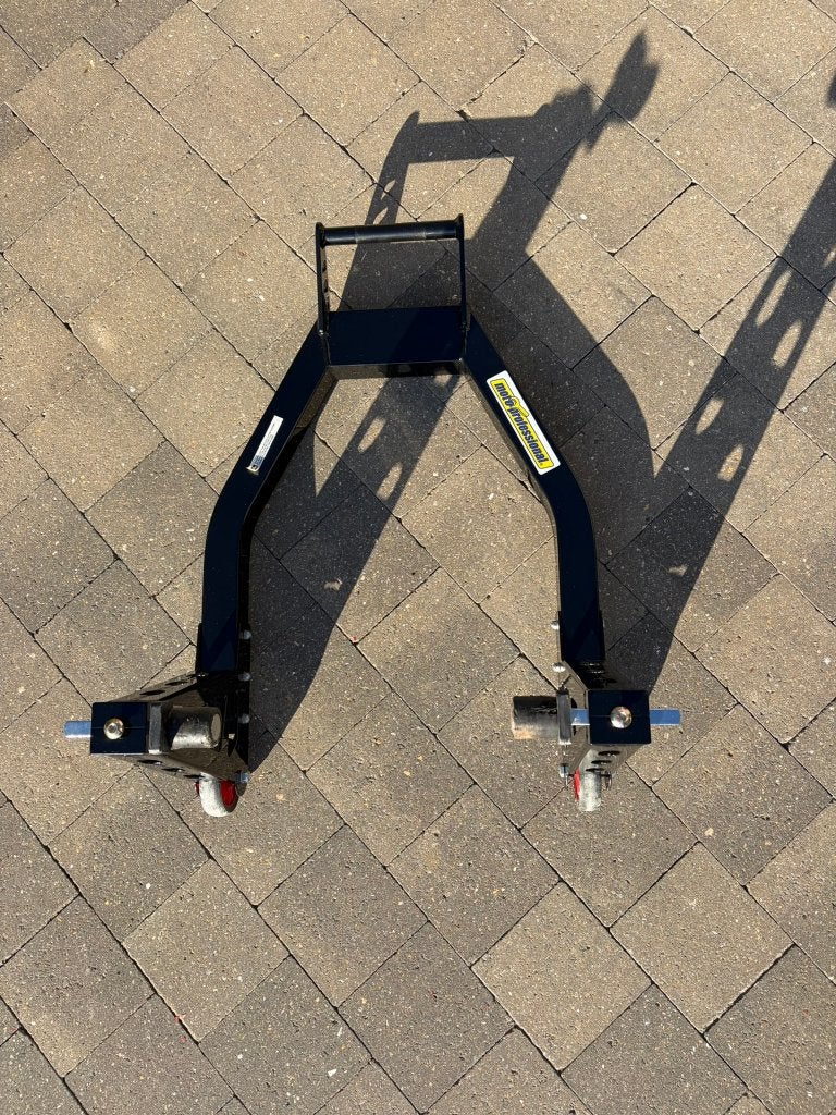 Werkplaatsstandaard achteraan voor de motorfiets, Ophalen, Gebruikt