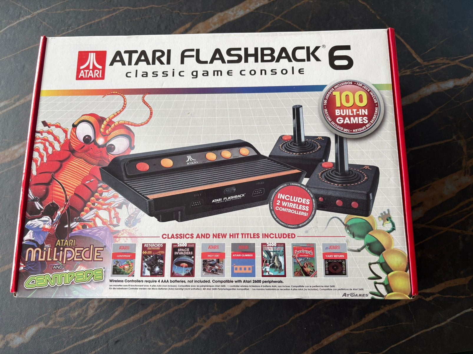 Atari flashback 6 (classic game console ), Consoles de jeu & Jeux vidéo, Neuf, Enlèvement ou Envoi, Atari 7800 ou Flashback, Avec jeux