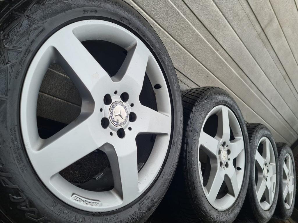 19 Mercedes GLE W166 ML W164 R klasse GL velgen winterbanden, Auto-onderdelen, Banden en Velgen, 19 inch, Gebruikt, 255 mm, -