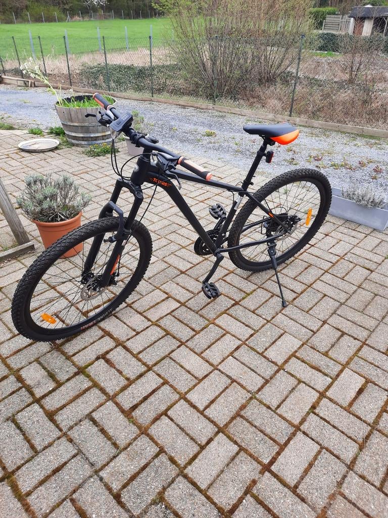 Mountainbike zwart en oranje, Fietsen en Brommers, Fietsen | Mountainbikes en ATB, Ophalen, Heren
