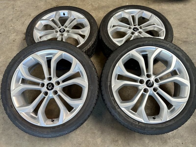 20 inch originele velgen + winterbanden Renault grand Scenic, Autos : Pièces & Accessoires, Pneus et Jantes, Pneus hiver, -, Utilisé