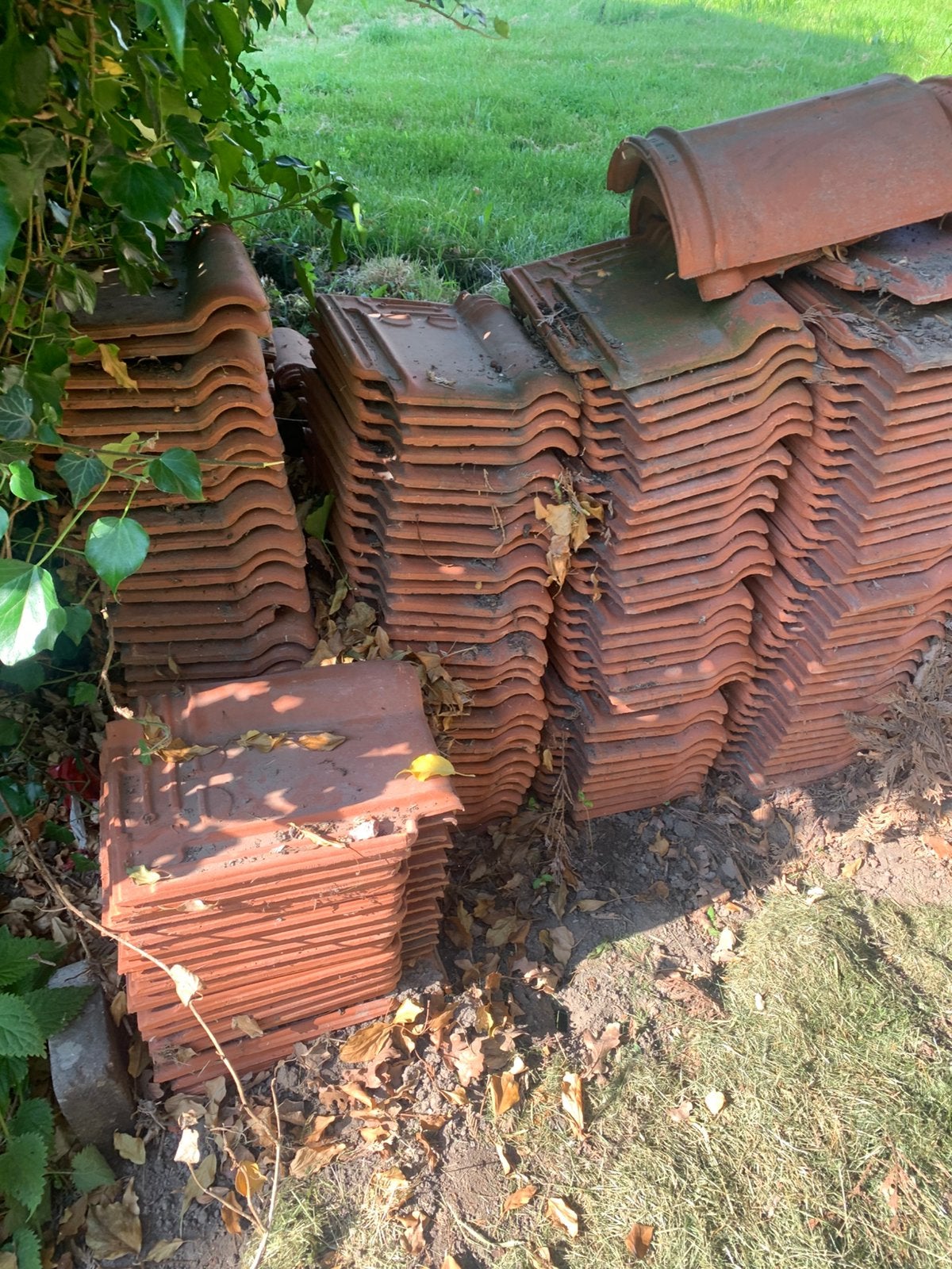 Pottelberg dakpannen, Doe-het-zelf en Bouw, Dakpannen en Dakbedekking, Ophalen, Zo goed als nieuw, Dakpannen