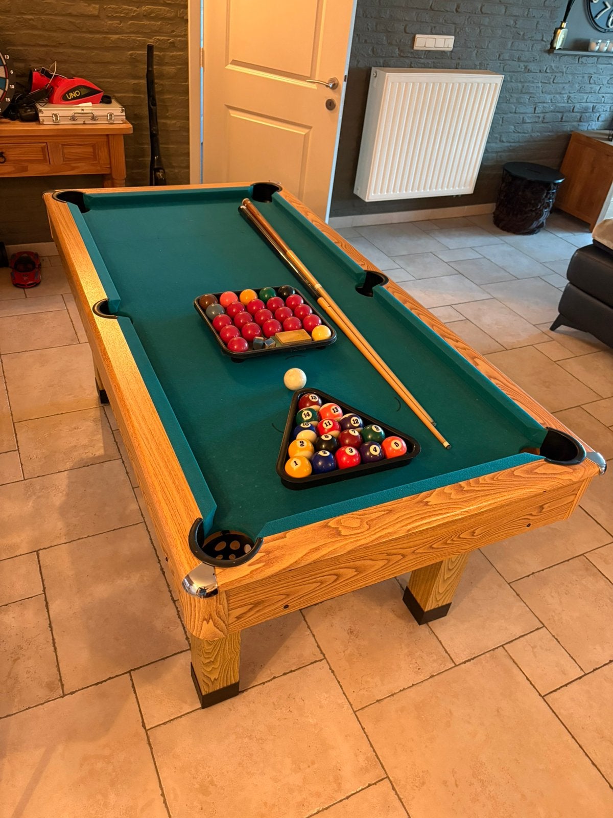Pool/snookertafel te koop, Enlèvement, Comme neuf, Table de snooker