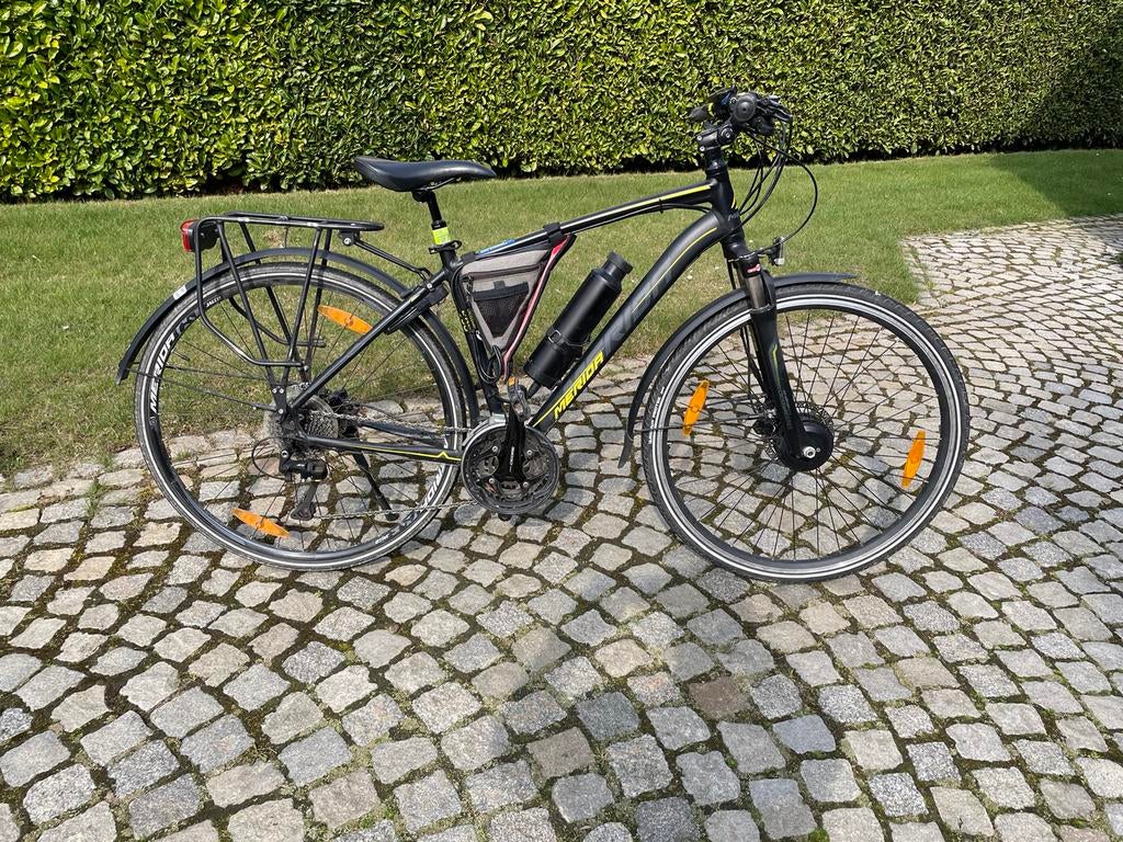 Elektrische herenfiets Merida, Gebruikt, 47 tot 51 cm, 30 tot 50 km per accu, Ophalen