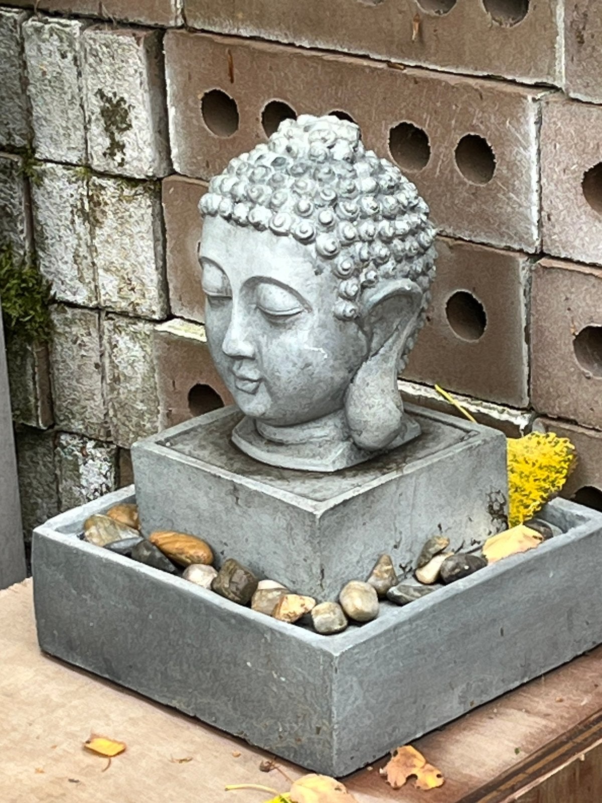 Kleine fontein buddha, Ophalen, Nieuw, Graniet, Fontein