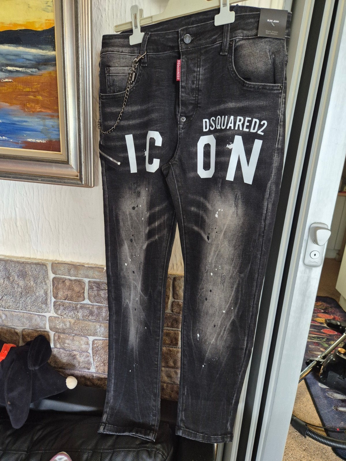 Slim jeans Dsquared2, Kleding | Heren, Ophalen, Dsquared2, Zwart, Overige jeansmaten