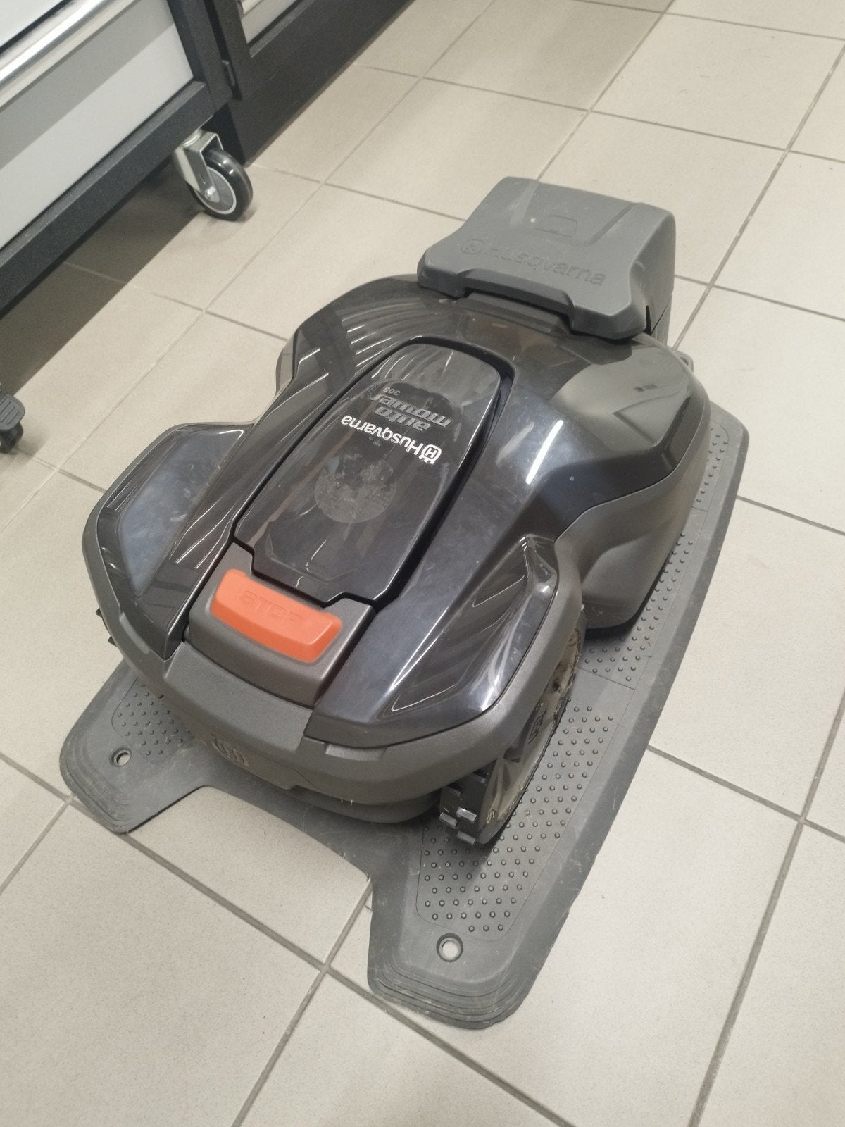 Husqvarna automower 305, Ophalen