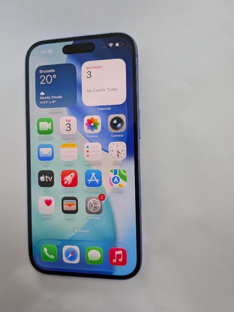 Iphone 16 Must Go Now, Telecommunicatie, Ophalen, Blauw, IPhone 16, Zonder simlock