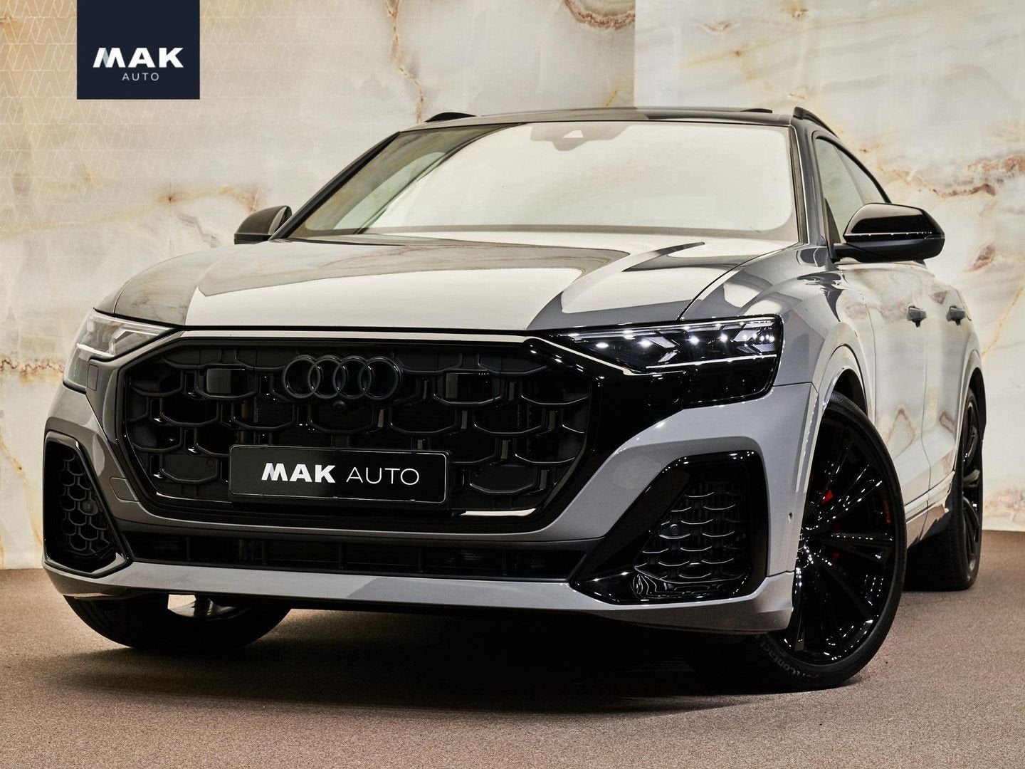 Audi Q8 60 TFSI e Quattro Pro Line S Competition , Audi Excl, Auto's, Automaat, Zwart, Q8, 26 kWh