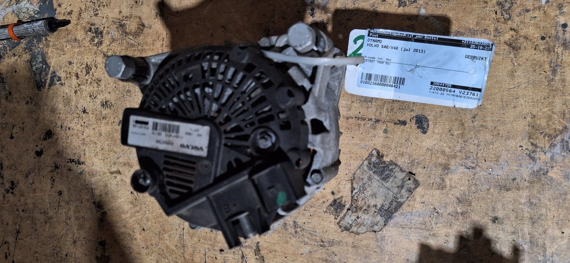 Dynamo Alternator Volvo S40 V50 V40 C30 1.6 D2 D4162T 306447, Gebruikt, -, -, Ophalen of Verzenden