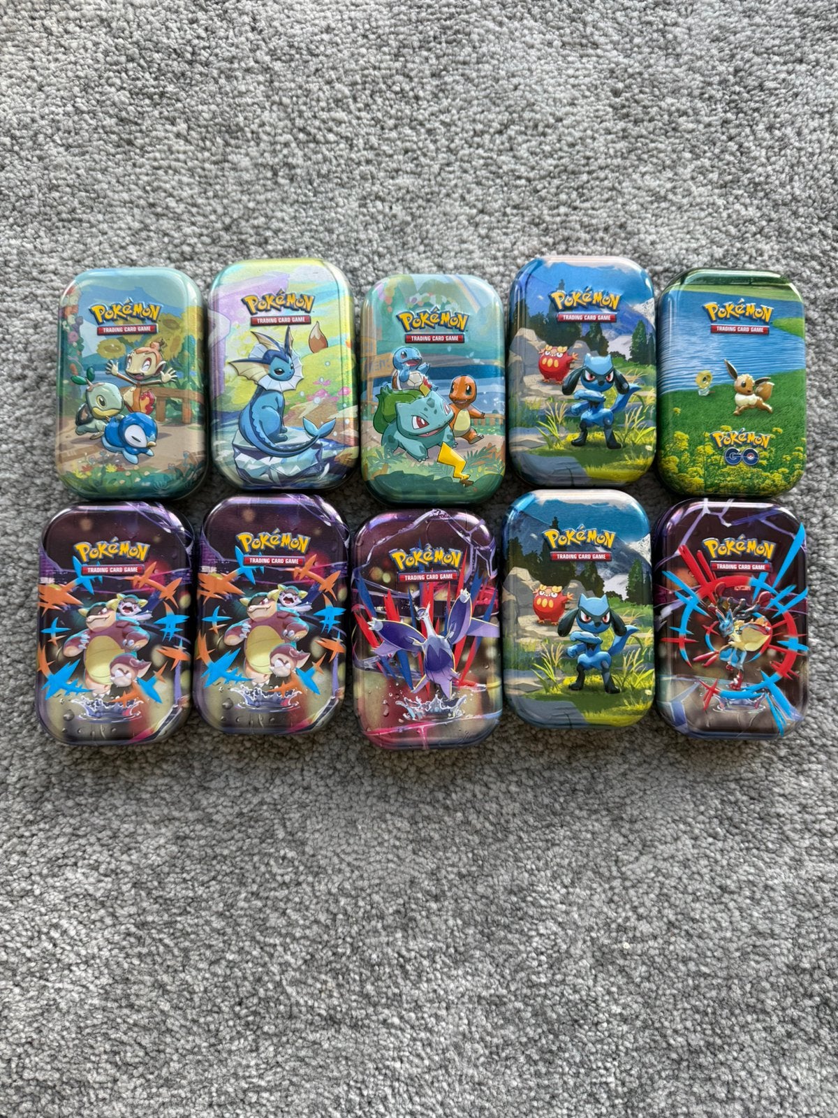 Pokemon mini tins(open), Ophalen of Verzenden, Zo goed als nieuw