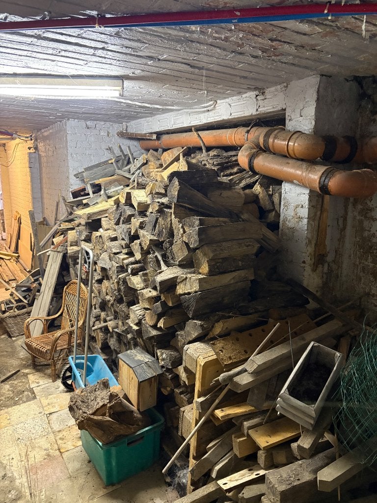 Brandhout, 3 tot 6 m³, Ophalen, Overige houtsoorten, Stammen