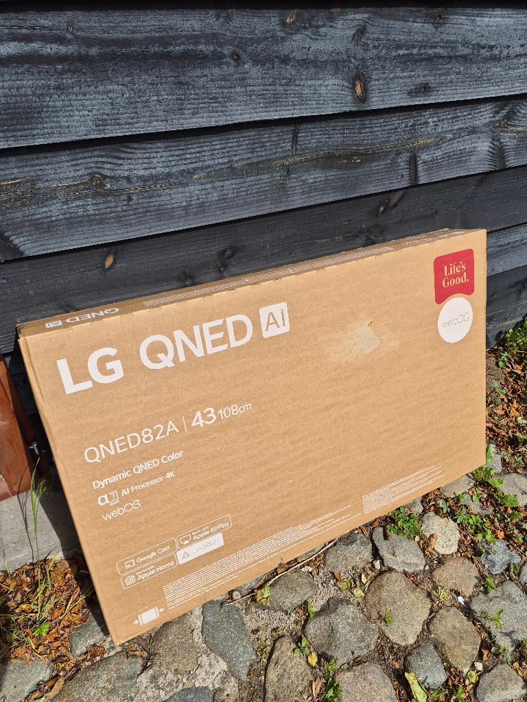 LG 43QNED82A6B 43 inch TV NIEUW, Audio, Tv en Foto, Televisies, Ophalen, QLED, Nieuw, LG