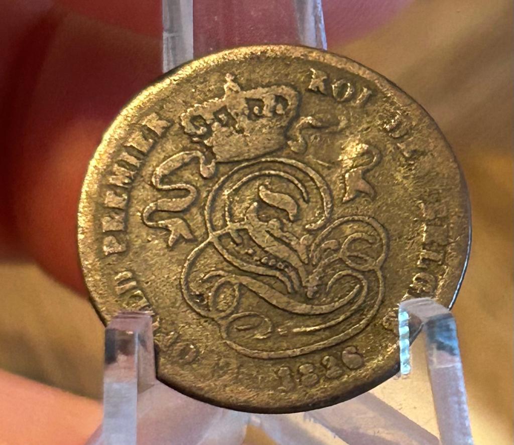 2 cent 1836 leopold 1, Verzenden